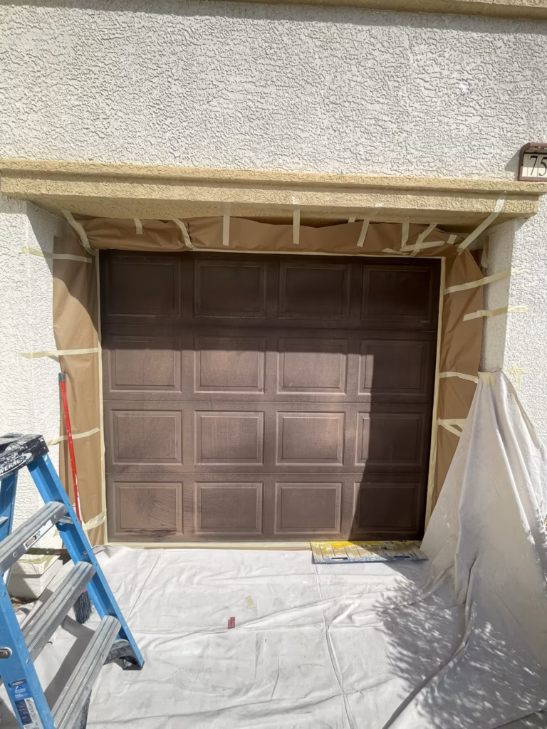 HOA Violation Caused by Faded or Weathered Garage Door Paint